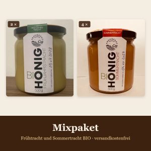 Mixpaket: 2 Gl&auml;ser Fr&uuml;htracht und 4 Gl&auml;ser Sommertracht BIO